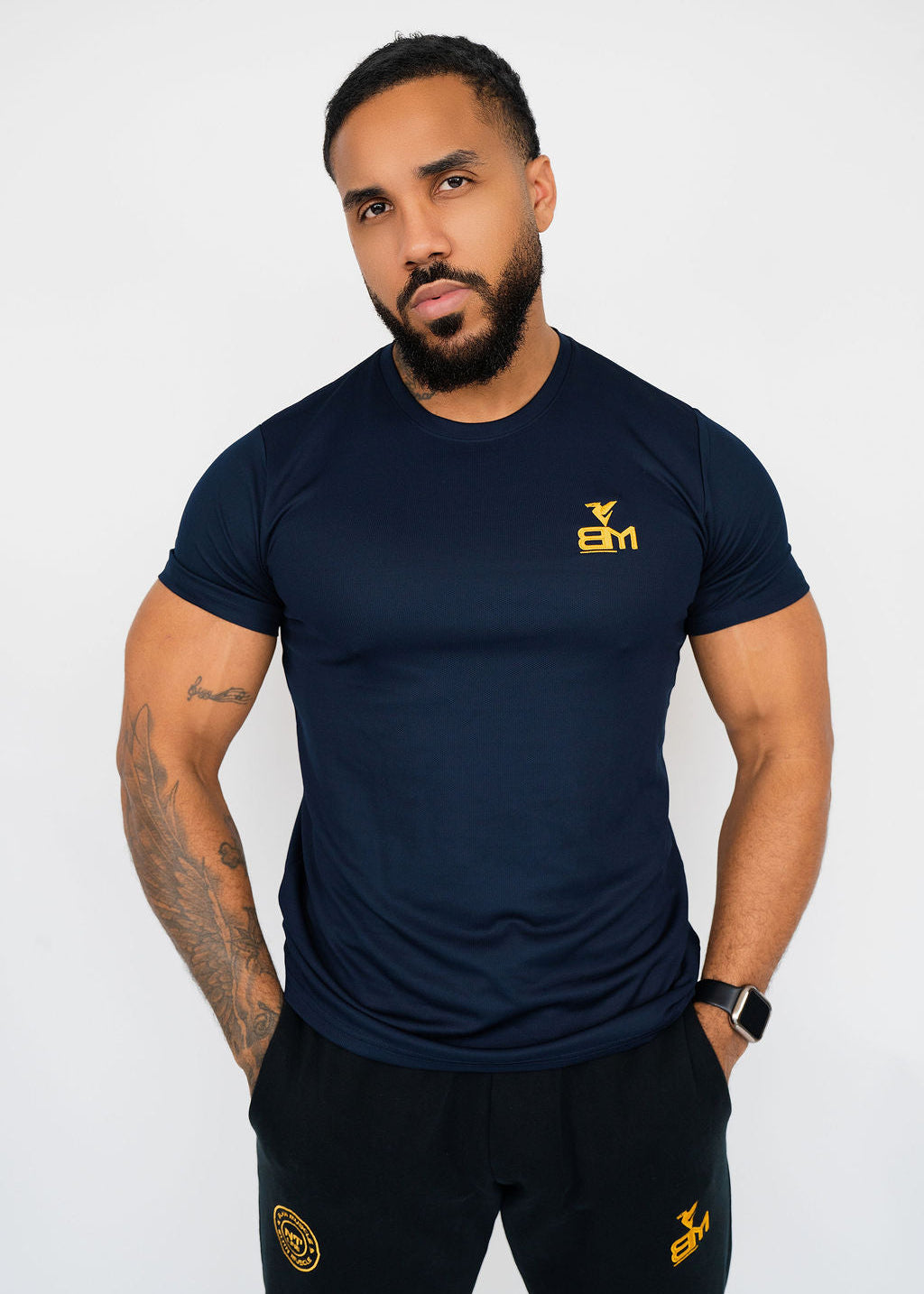 BM Ascend T-Shirt Navy Blue