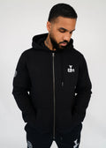 NT Line Aeternum Zip Up Hoodie Black/White
